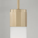 One Light Pendant from the Sutton Collection in Soft Gold Finish by Capital Lighting