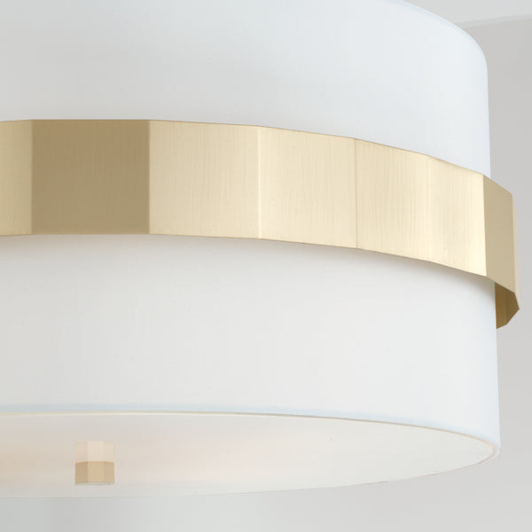 Four Light Pendant from the Sutton Collection in Soft Gold Finish by Capital Lighting