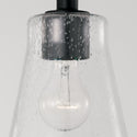 One Light Pendant from the Baker Collection in Matte Black Finish by Capital Lighting
