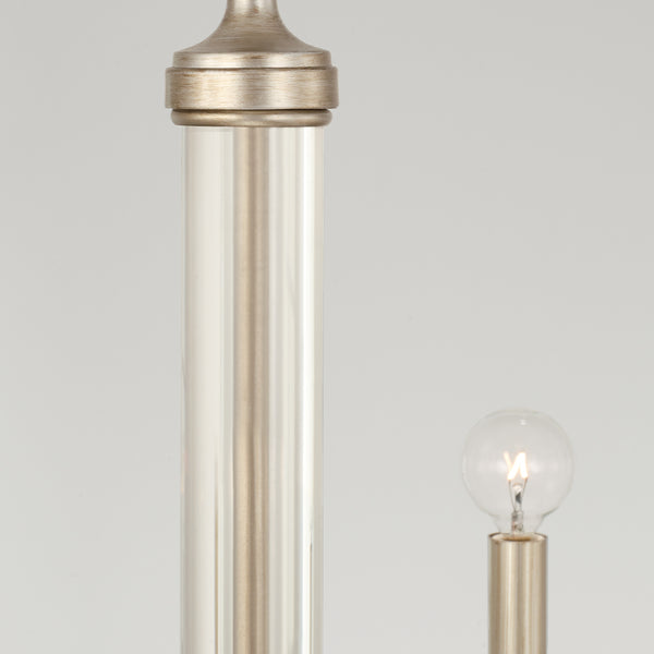 Six Light Chandelier from the Breigh Collection in Brushed Champagne Finish by Capital Lighting