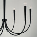 Six Light Chandelier from the Holden Collection in Matte Black Finish by Capital Lighting