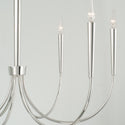 Six Light Chandelier from the Holden Collection in Polished Nickel Finish by Capital Lighting