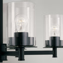 Five Light Chandelier from the Mason Collection in Matte Black Finish by Capital Lighting