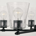 Five Light Chandelier from the Baker Collection in Matte Black Finish by Capital Lighting