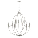 Nine Light Chandelier from the Madison Collection in Brushed Nickel Finish by Capital Lighting