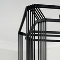 Four Light Foyer Pendant from the Lennon Collection in Matte Black Finish by Capital Lighting