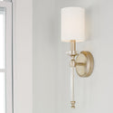 One Light Wall Sconce from the Breigh Collection in Brushed Champagne Finish by Capital Lighting
