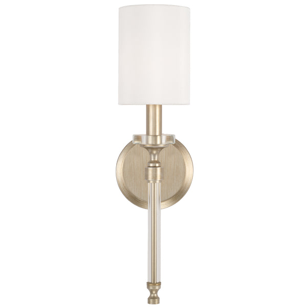 One Light Wall Sconce from the Breigh Collection in Brushed Champagne Finish by Capital Lighting