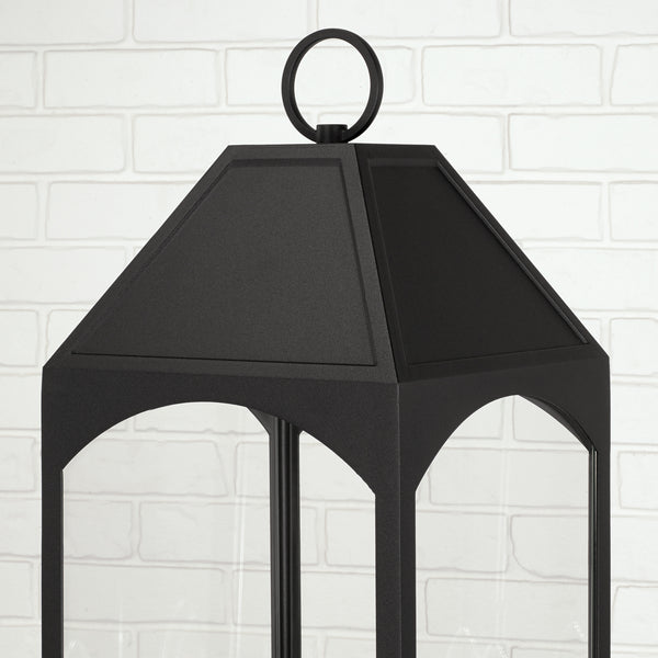 Four Light Outdoor Post Lantern from the Burton Collection in Black Finish by Capital Lighting
