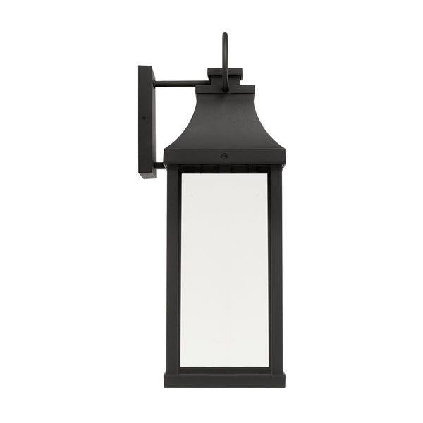 One Light Outdoor Wall Lantern from the Bradford Collection in Black Finish by Capital Lighting