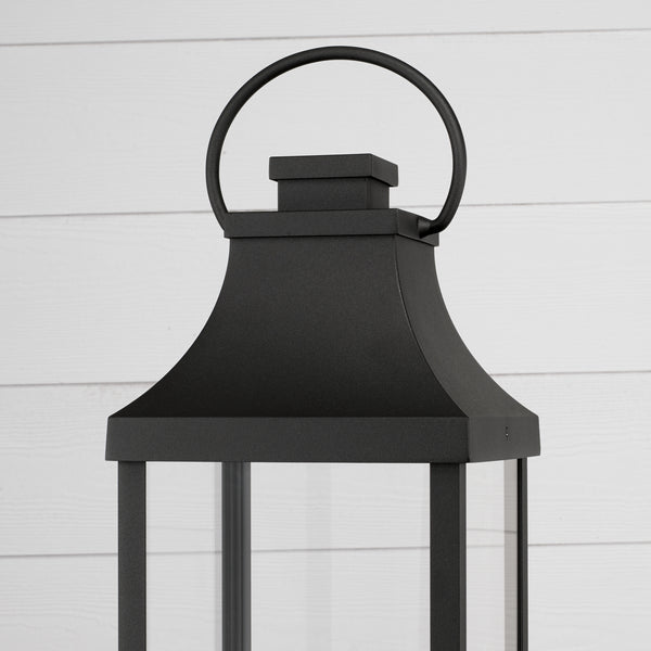 Three Light Outdoor Post Lantern from the Bradford Collection in Black Finish by Capital Lighting