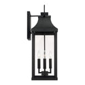 Four Light Outdoor Wall Lantern from the Bradford Collection in Black Finish by Capital Lighting