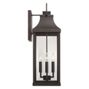 Four Light Outdoor Wall Lantern from the Bradford Collection in Oiled Bronze Finish by Capital Lighting