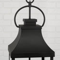 Four Light Outdoor Hanging Lantern from the Bradford Collection in Black Finish by Capital Lighting