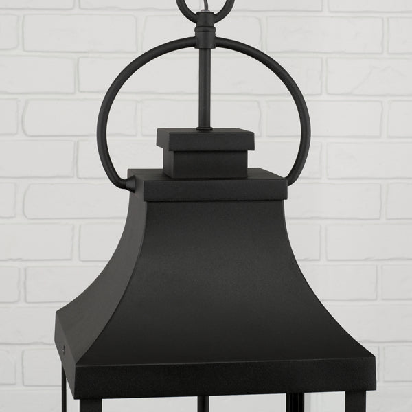 Four Light Outdoor Hanging Lantern from the Bradford Collection in Black Finish by Capital Lighting