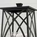 Four Light Outdoor Post Lantern from the Marshall Collection in Black Finish by Capital Lighting