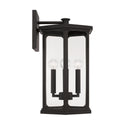 Four Light Outdoor Wall Lantern from the Walton Collection in Black Finish by Capital Lighting