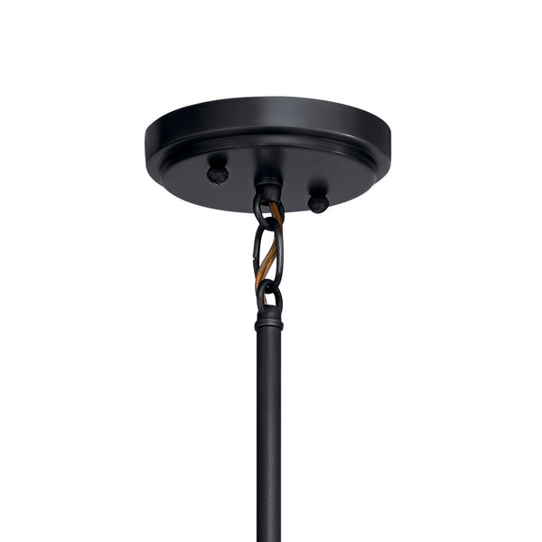 Five Light Chandelier from the Alton Collection in Black Finish by Kichler