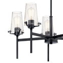 Five Light Chandelier from the Alton Collection in Black Finish by Kichler