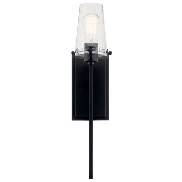 One Light Wall Sconce from the Alton Collection in Black Finish by Kichler