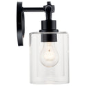 Two Light Bath from the Gunnison Collection in Black Finish by Kichler