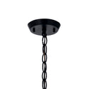 Eight Light Chandelier from the Kennewick Collection in Black Finish by Kichler