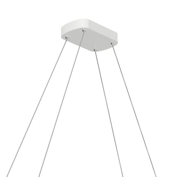LED Chandelier from the Koloa Collection in White Finish by Kichler