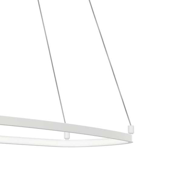LED Chandelier from the Koloa Collection in White Finish by Kichler
