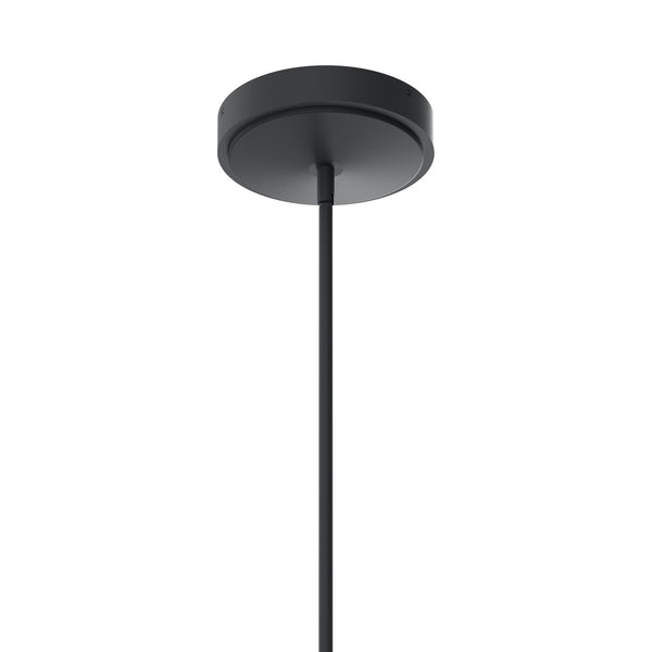 LED Chandelier from the Priam Collection in Matte Black Finish by Kichler