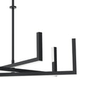 LED Chandelier from the Priam Collection in Matte Black Finish by Kichler