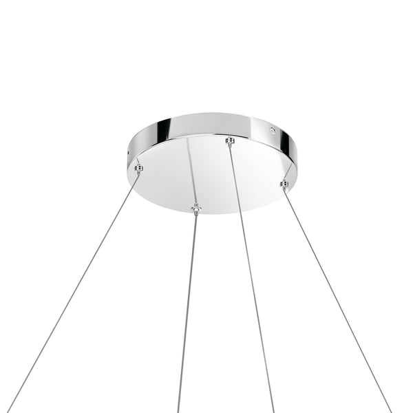 LED Chandelier from the Jovian Collection in Chrome Finish by Kichler
