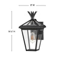 LED Wall Mount from the Palma Collection in Black Finish by Hinkley