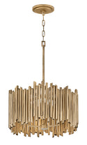 LED Pendant from the Roca Collection in Burnished Gold Finish by Hinkley