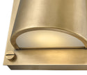 LED Wall Sconce from the Scout Collection in Heritage Brass Finish by Hinkley