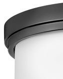 LED Flush Mount from the Montrose Collection in Black Finish by Hinkley