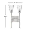 LED Vanity from the Auden Collection in Polished Nickel Finish by Hinkley