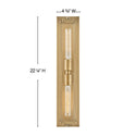 LED Vanity from the Henri Collection in Heritage Brass Finish by Hinkley