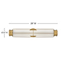 LED Wall Sconce from the Saylor Collection in Heritage Brass Finish by Hinkley