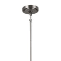 Six Light Chandelier from the Vetivene Collection in Classic Pewter Finish by Kichler