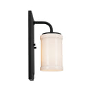 One Light Wall Sconce from the Vetivene Collection in Textured Black Finish by Kichler