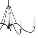Five Light Chandelier from the Freesia Collection in Anvil Iron Finish by Kichler