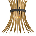 One Light Pendant from the Baile Collection in Black Finish by Kichler