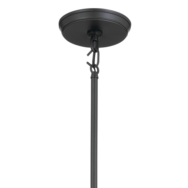 One Light Pendant from the Baile Collection in Black Finish by Kichler