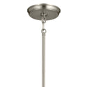 One Light Pendant from the Baile Collection in Brushed Nickel Finish by Kichler