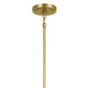 Six Light Chandelier from the Karthe Collection in Natural Brass Finish by Kichler