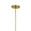 Nine Light Chandelier from the Karthe Collection in Natural Brass Finish by Kichler