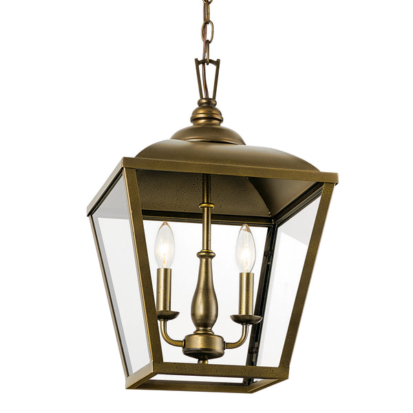 Two Light Pendant from the Dame Collection in Character Bronze Finish by Kichler