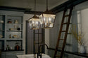 Two Light Pendant from the Dame Collection in Character Bronze Finish by Kichler