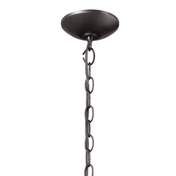 Two Light Pendant from the Dame Collection in Anvil Iron Finish by Kichler