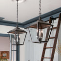 Two Light Pendant from the Dame Collection in Anvil Iron Finish by Kichler